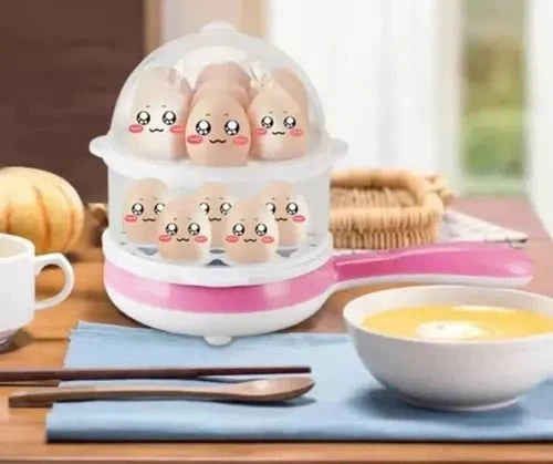 2-in-1 Multifunctional Electric Steam Egg Cooker